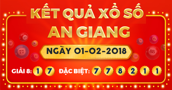 Xổ số An Giang ngày 1 tháng 2