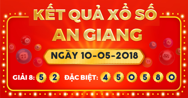 Xổ số An Giang ngày 10 tháng 5