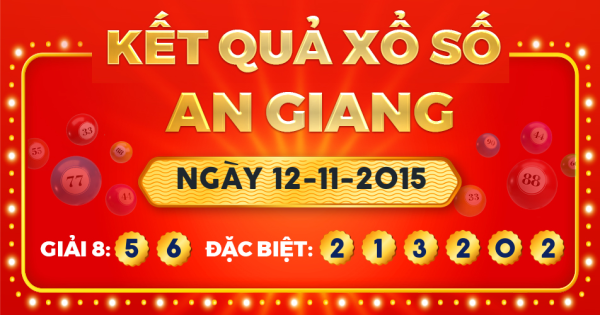 Xổ số An Giang ngày 12 tháng 11