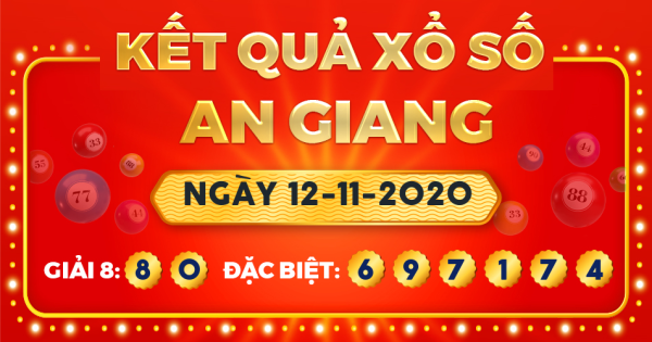 Xổ số An Giang ngày 12 tháng 11