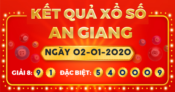 Xổ số An Giang ngày 2 tháng 1