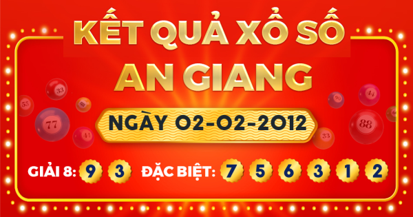 Xổ số An Giang ngày 2 tháng 2