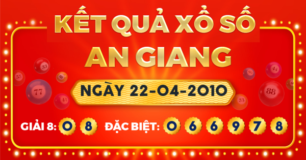 Xổ số An Giang ngày 22 tháng 4