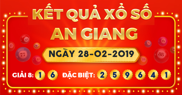 Xổ số An Giang ngày 28 tháng 2